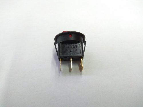 KAPCSOLÓ KEREK ZÖLD 12V