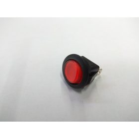 KAPCSOLÓ KEREK PIROS 12V