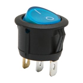 BILLENŐ KAPCSOLÓ NAGY KEREK KÉK 6A-250V