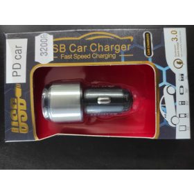 SZIVAERGYÚJTÓS USB TÖLTŐ 2XUSB 3.0