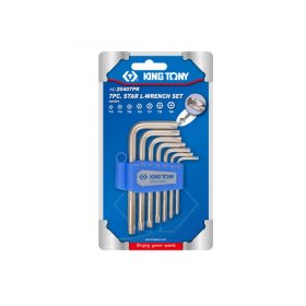 KING TONY FURATOS TORX IMBUSZKULCS KÉSZLET 7 RÉSZES