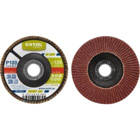EXTOL CSISZOLÓ LAMELLÁS 125MM, 22.2MM P120