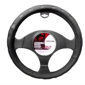 4CARS KORMÁNYVÉDŐ 37-39MM FEKETE BORDÁZOTT
