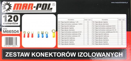MAR-POL SZIGETELT SARUKÉSZLET 120DB
