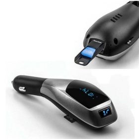X7 SZIVARGYÚJTÓS BLUETOOTH FM TRANSMITTER, MP3