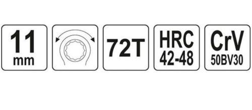 YATO KOMBINÁLT RACSNIS KULCS 11MM