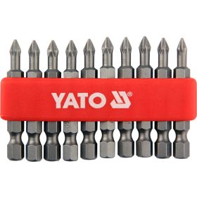 YATO BEHAJTÓHEGY KÉSZLET 50MM 10DB-OS PH1