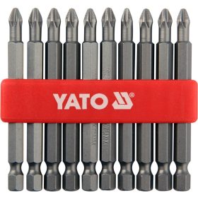 YATO BEHAJTÓHEGY KÉSZLET 75MM 10DB-OS PH2