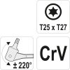 YATO TORX CSAVARKULCS T25xT27