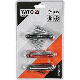 YATO IMBUSZKULCS KÉSZLET 24 RÉSZES
