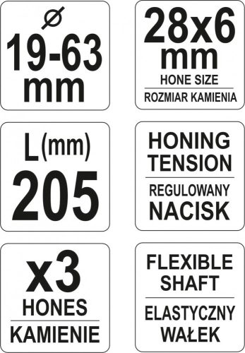 YATO HENGER HÓNOLÓ 19-63MM