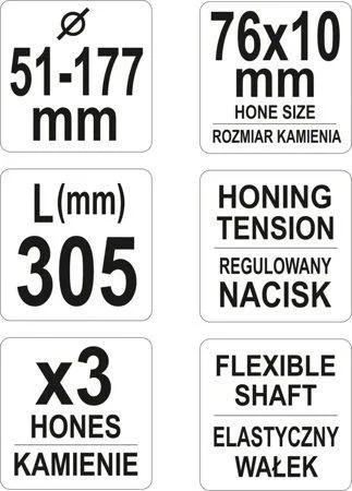 YATO HENGER HÓNOLÓ 51-177MM