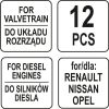 YATO VEZÉRLÉS RÖGZÍTŐ SZETT RENAULT NISSAN OPEL