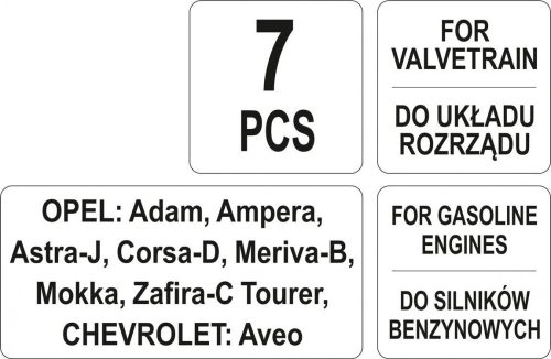 YATO VEZÉRLÉS RÖGZÍTŐ SZETT OPEL CHEVROLET 1.0-1.4