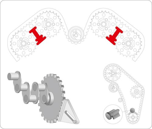 YATO VEZÉRLÉS RÖGZÍTŐ KÉSZLET 8 RÉSZES