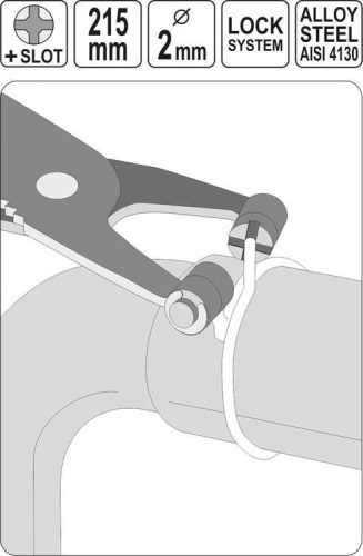 YATO VÍZCSŐBILINCS FOGÓ 215MM 2MM