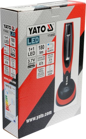 YATO AKKUS SZERELŐ LED LÁMPA 1+1 LED