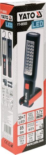 YATO AKKUS LED LÁMPA (30+7 LED) 3,6 V