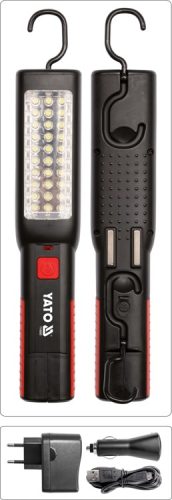 YATO AKKUS LED LÁMPA (30+7 LED) 3,6 V
