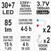 YATO AKKUS LED LÁMPA (30+7 LED) 3,6 V
