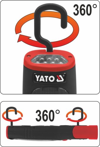 YATO AKKUS LED LÁMPA (30+7 LED) 3,7 V