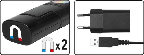 YATO COB LED SZÍNVIZSGÁLÓ AKKUS LÁMPA 5W 400LM