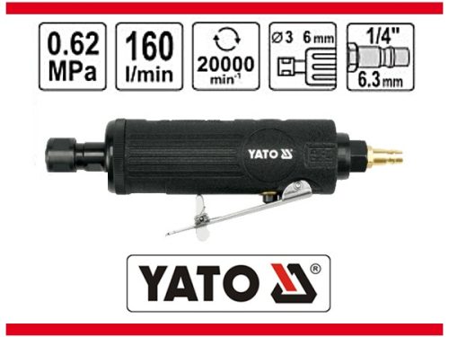 YATO PNEUMATIKUS EGYENES CSISZOLÓ 1/4' 140L/PERC