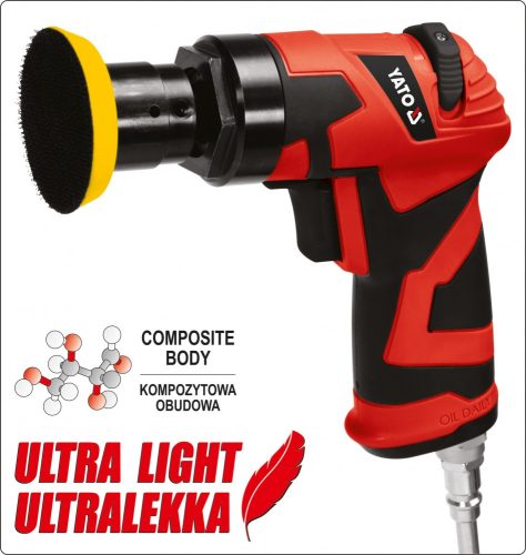 YATO PNEUMATIKUS POLÍROZÓ KÖNNYÍTETT 0,63MPa
