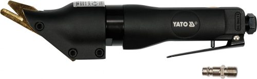 YATO PNEUMATIKUS LEMEZVÁGÓ ACÉL1,2MM ALUMÍNIUM 1,4MM 2500/PERC