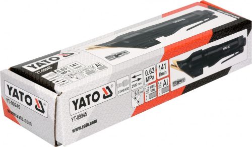 YATO PNEUMATIKUS LEMEZVÁGÓ ACÉL1,2MM ALUMÍNIUM 1,4MM 2500/PERC