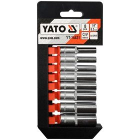 YATO CROWA KÉSZLET HOSSZÚ 8DB 1/4'