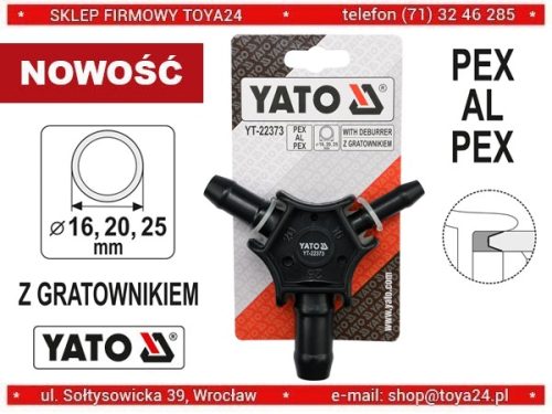 YATO CSŐKALIBRÁLÓ SORJÁZÓVAL 16-20-25MM