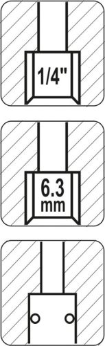 YATO PNEUMATIKUS GYORSCSATLAKOZÓ 1/4' BELSŐ MENETES