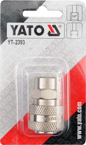 YATO PNEUMATIKUS GYORSCSATLAKOZÓ 1/4' BELSŐ MENETES