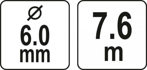 YATO CSŐTISZTÍTÓ SPIRÁL FÚRÓGÉPRE 7,6M, ? 6MM