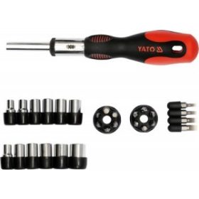 YATO RACSNIS DUGÓKULCS ÉS BIT KÉSZLET