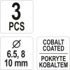 YATO FÚRÓKÉSZLET PONTHEGESZTÉSHEZ 6,5/8/10MM 3 RÉSZES