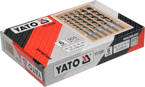 YATO AUGER FAFÚRÓSZÁR KÉSZLET SDS-PLUS 10-20MM 6DB