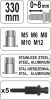 YATO KAROS SZEGECSANYA HÚZÓ M5-M6-M8-M10-M12 330MM