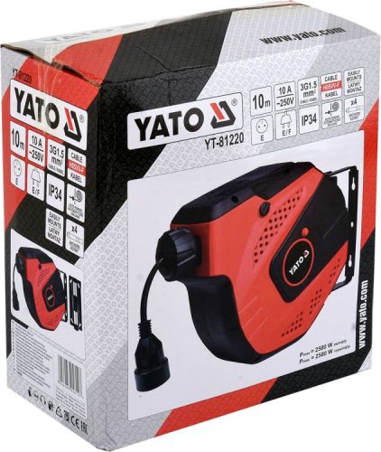 YATO AUTOMATA KÁBELDOB FALRA SZERELHETŐ 10M
