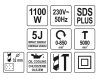 YATO FÚRÓKALAPÁCS 1100W SDS-PLUS