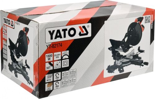 YATO LÁZERES GÉRVÁGÓ FŰRÉSZ FÁRA/FÉMRE 1800W 255MM