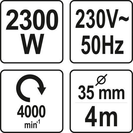 YATO TŰVIBRÁTOR 2300W 4M