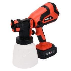 YATO AKKUS FESTÉKSZÓRÓ 18V 4.0Ah+TÖLTŐ Ø 2,2 mm 1 L