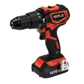   YATO AKKUS ÜTVEFÚRÓ-CSAVAROZÓ 18V 2Ah AKKU+TÖLTŐ SZÉNKEFE NÉLKÜL