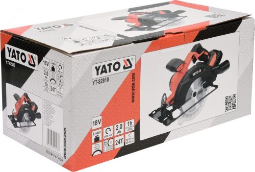 YATO AKKUS KÖRFŰRÉSZ 18V 2,0 Ah AKKU+TÖLTŐ