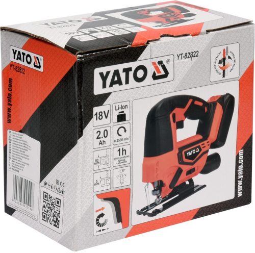 YATO AKKUS DEKOPÍRFŰRÉSZ 18V 2,0Ah AKKU+TÖLTŐ