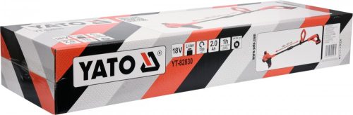 YATO AKKUS FŰKASZA 18V 2,0Ah AKKU+TÖLTŐ