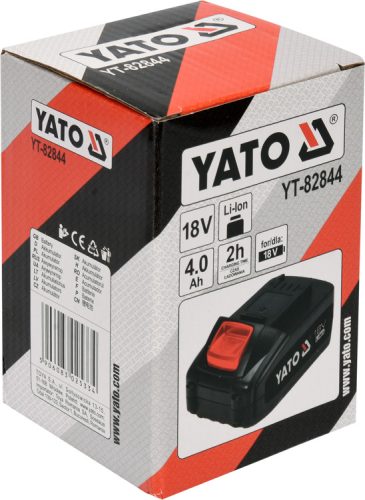 YATO AKKUMULÁTOR 18V 4,0AH Li-ion
