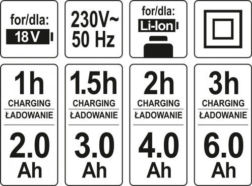 YATO DUPLA AKKUMULÁTOR TÖLTŐ 18V